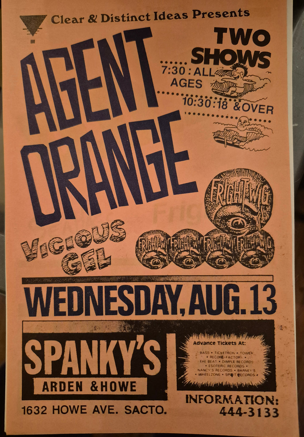 $20 PUNK FLYER  (8.5 x 4.5) Agent Orange