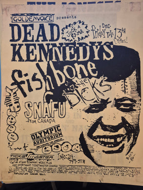 $20 PUNK FLYER  (8.5 x 11) Dead Kennedys