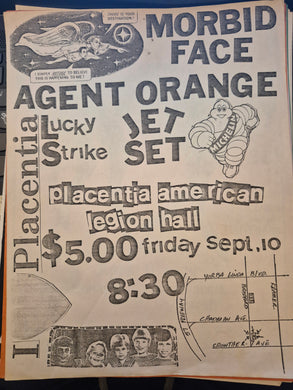 $20 PUNK FLYER  (8.5 x 11) Agent Orange