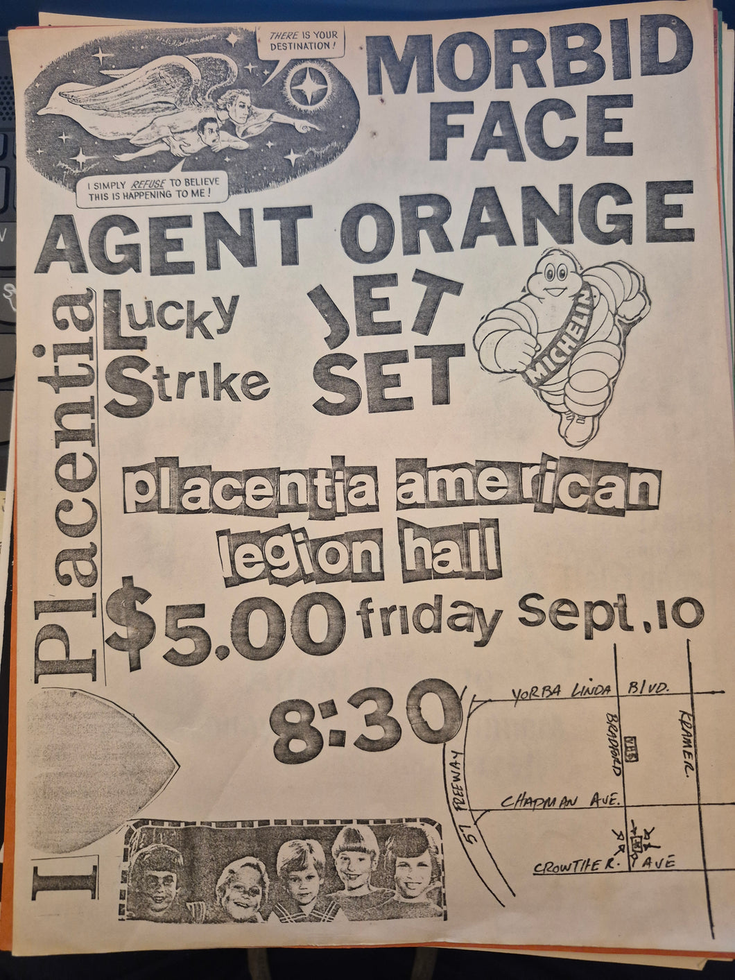$20 PUNK FLYER  (8.5 x 11) Agent Orange