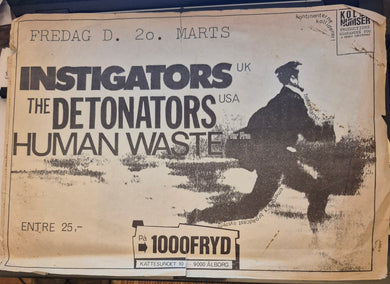$30 PUNK FLYER - (17x11) Instigators Detonators