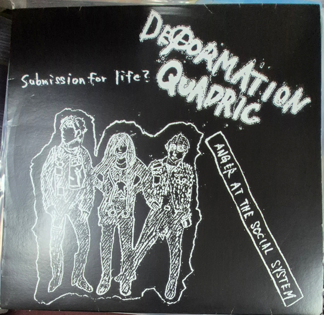 Deformation Quadric - Anger At The Social System USED LP