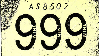 999 LOGO sticker