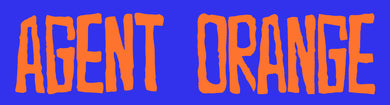 AGENT ORANGE LOGO sticker