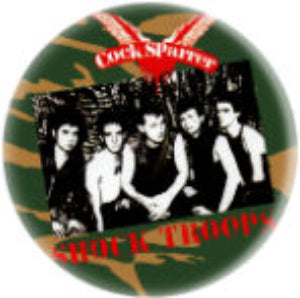COCK SPARRER SHOCK button (1 inch)
