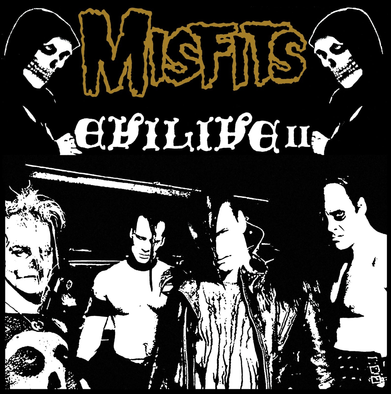 最新 LP misfits Skeletunes / ミスフィッツ evilive（レコード、LP