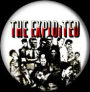 EXPLOITED BARMY button (1 inch)