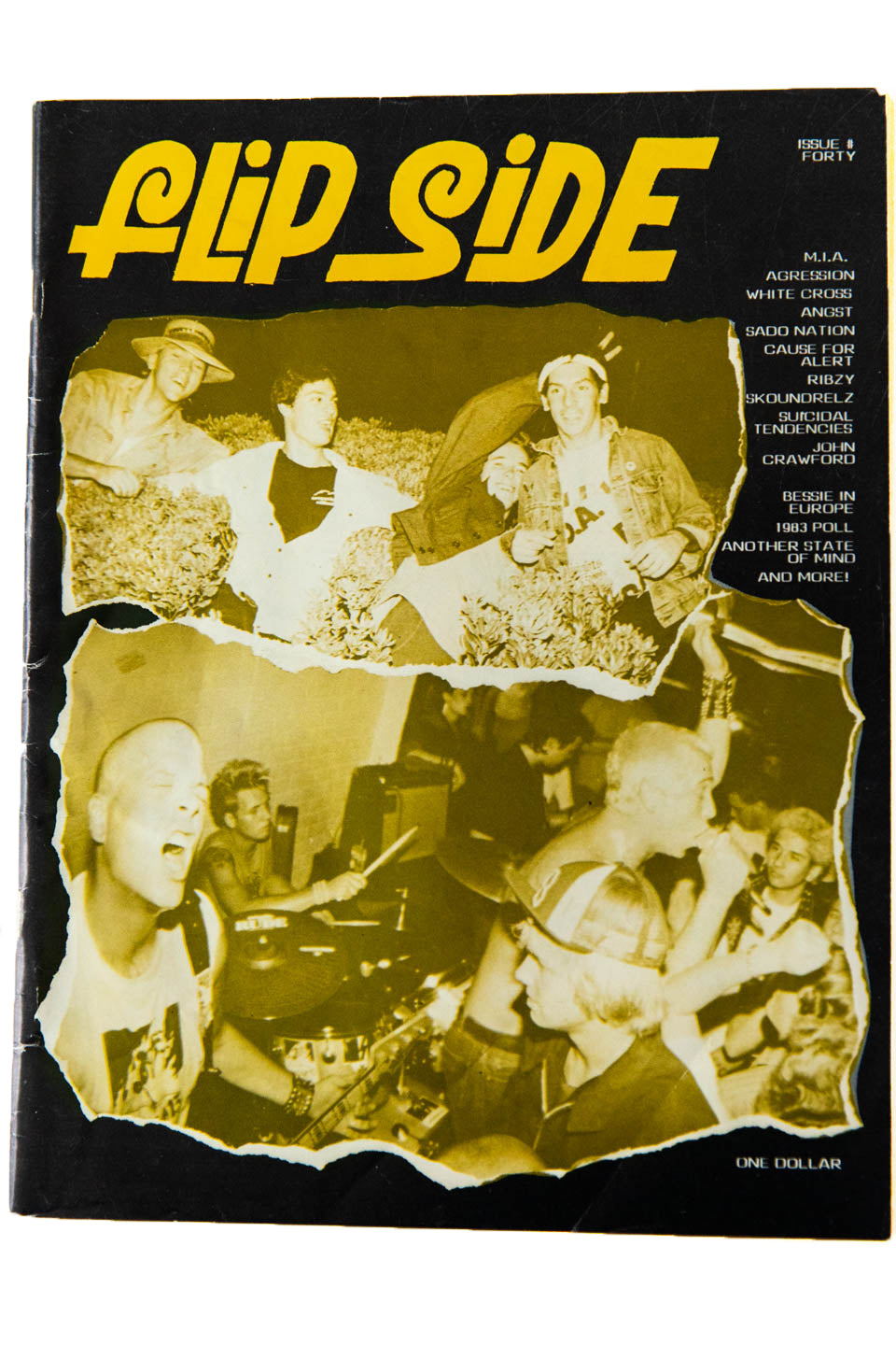 Flipside Fanzine #40 1983 USED MAGAZINE