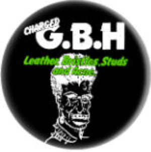 GBH LEATHER BRISTLES button (1 inch)