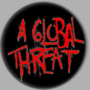 GLOBAL THREAT button (1 inch)