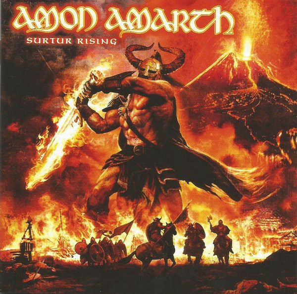 Amon Amarth - Surtur Rising USED METAL CD (w/ dvd)