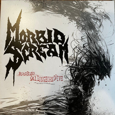 Morbid Scream - Bloodstains: 941 Longhorn Drive The Morbid Scream Demos USED METAL LP (white/red vinyl)