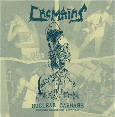 Cremains - Nuclear Carnage Complete Recordings 1987/1988 NEW METAL LP (w/ CD)