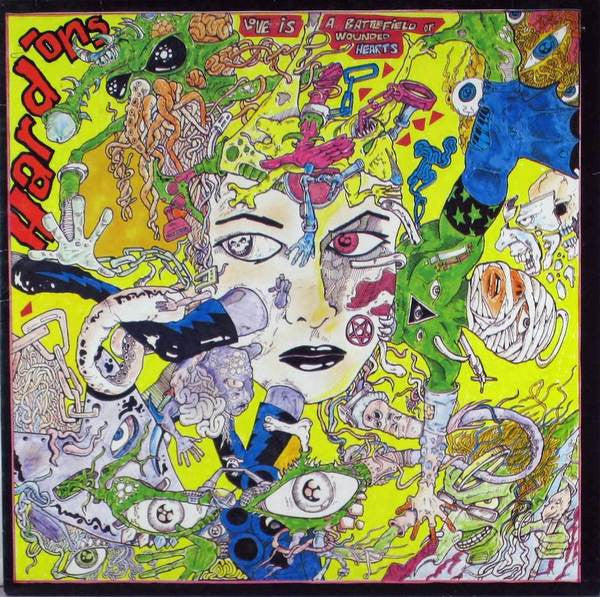 Hard Ons - Love Is A Battlefield Of Wounded Hearts USED LP