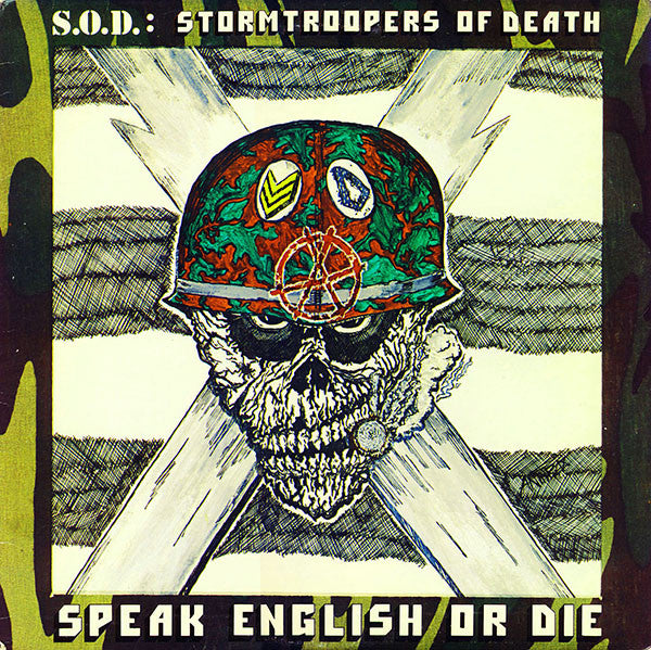 Stormtroopers Of Death - Speak English Or Die USED METAL LP (euro)