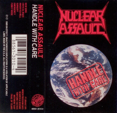 Nuclear Assault - Handle With Care USED CASSETTE