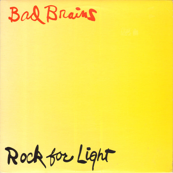 Bad Brains ‎- Rock For Light USED LP (gold vinyl)