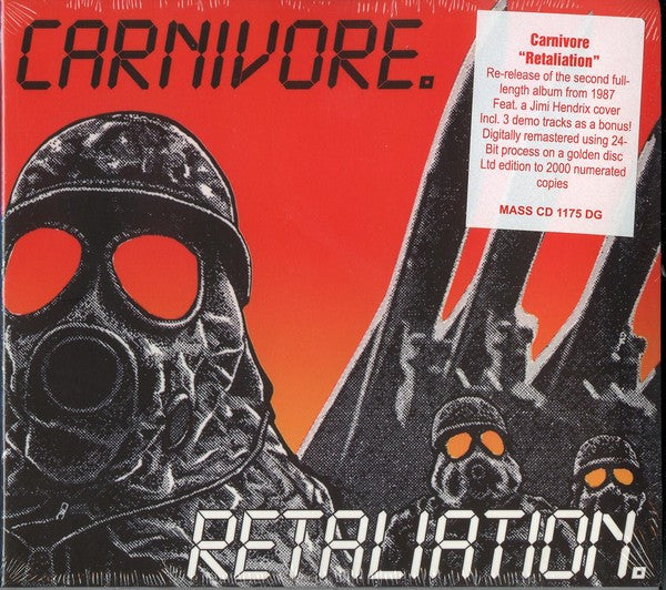 Carnivore - Retaliation USED METAL CD