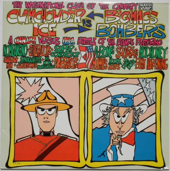 Comp - Nardwuar The Human Serviette Presents... Clam Chowder & Ice Vs Big Macs & Bombers USED LP