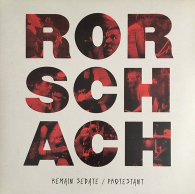 Rorschach - Remain Sedate / Protestant USED 2xLP