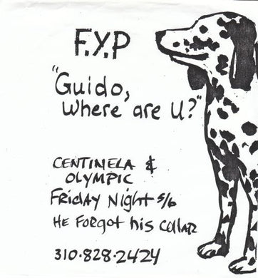 F.Y.P. - Guido, Where Are U? USED 7