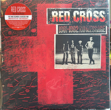 Red Cross - 1981 to 1982 No Message NEW LP