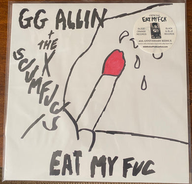 GG Allin & The Scumfucs ‎- Eat My Fuc NEW LP