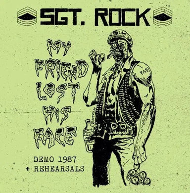SGT. Rock - My Friend Lost His Face USED LP (green vinyl)