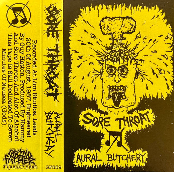 Sore Throat - Aural Butchery NEW CASSETTE