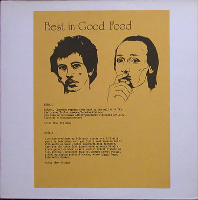 Buzzcocks - Best In Good Food USED LP