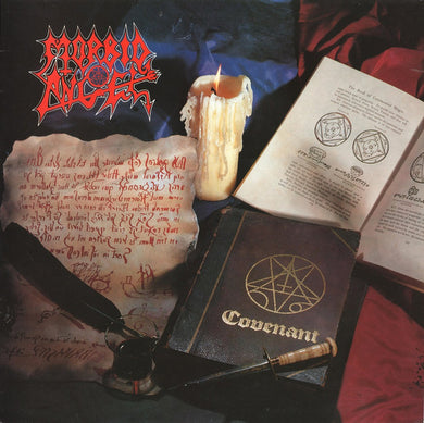 Morbid Angel - Covenant USED METAL LP (white w/ black splatter vinyl)