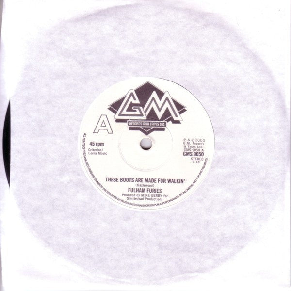 Fulham Furies - These Boots Are Made For Walkin' USED 7