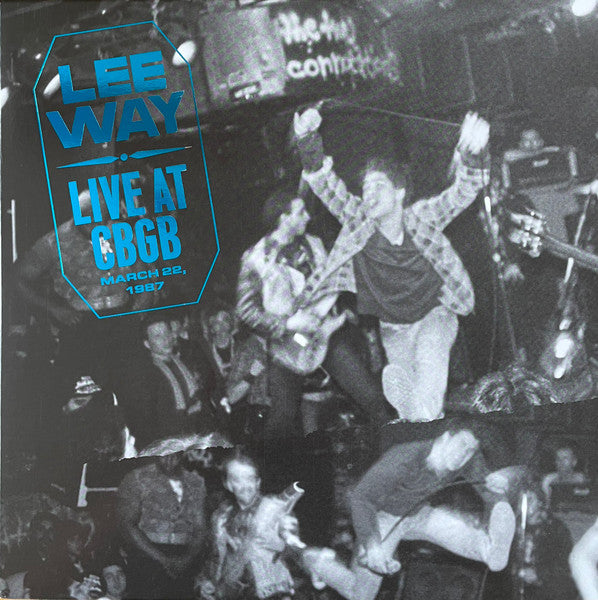 Leeway - Live At CBGB March 22, 1987 USED LP (blue vinyl)