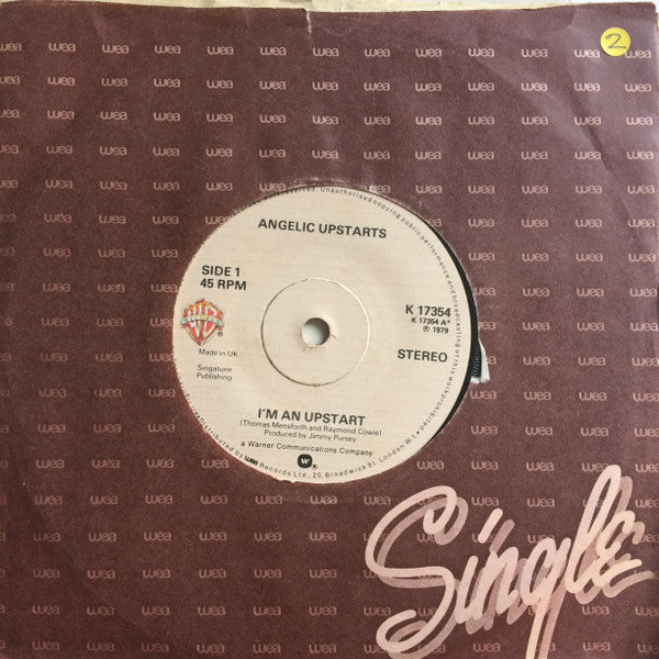 Angelic Upstarts - Im An Upstart USED 7