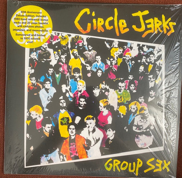 Circle Jerks - Group Sex USED LP (pink/yellow/blue vinyl)