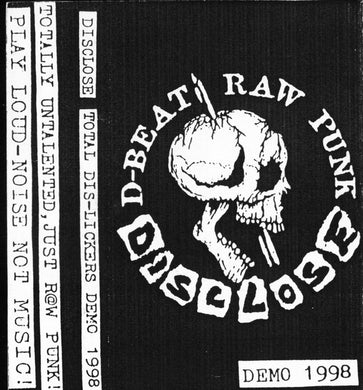 Disclose - Total Dis-Lickers Demo 1998 USED CASSETTE