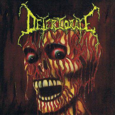 Deteriorate - Rotting In Hell USED METAL LP (yellow & oxblood marble vinyl)