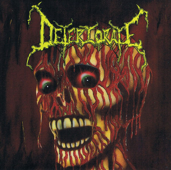 Deteriorate - Rotting In Hell USED METAL LP (yellow & oxblood marble vinyl)