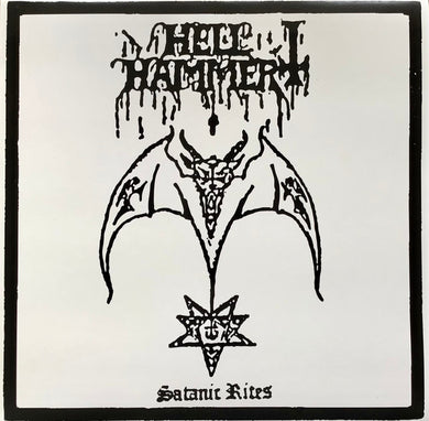 Hellhammer - Satanic Rites USED METAL LP (blue vinyl)