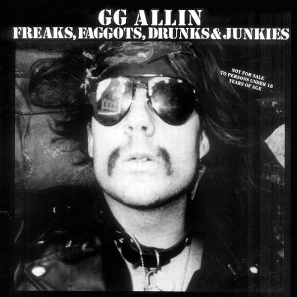 GG Allin - Freaks, Faggots, Drunks & Junkies USED LP
