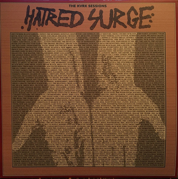 Hatred Surge - The KVRX Sessions USED LP