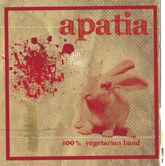 Apatia - 100% Vegetarian Band NEW LP