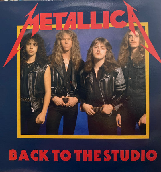 Metallica - Back To The Studio USED METAL LP (blue vinyl)