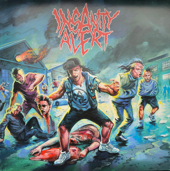 Insanity Alert - S/T USED METAL LP (coke bottle vinyl)