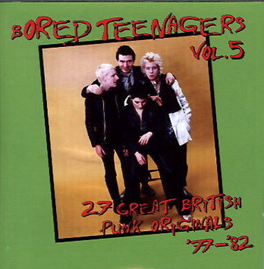 Comp - Bored Teenagers Vol.5: 27 Great British Punk Originals '77-'82 USED CD