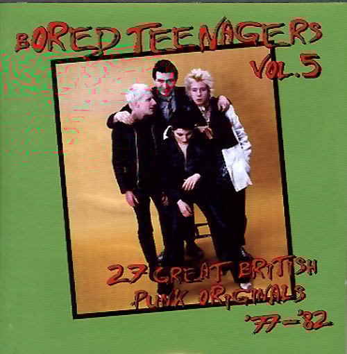 Comp - Bored Teenagers Vol.5: 27 Great British Punk Originals '77-'82 USED CD