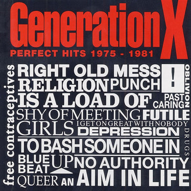 Generation X - Perfect Hits 1975 to 1981 USED CD