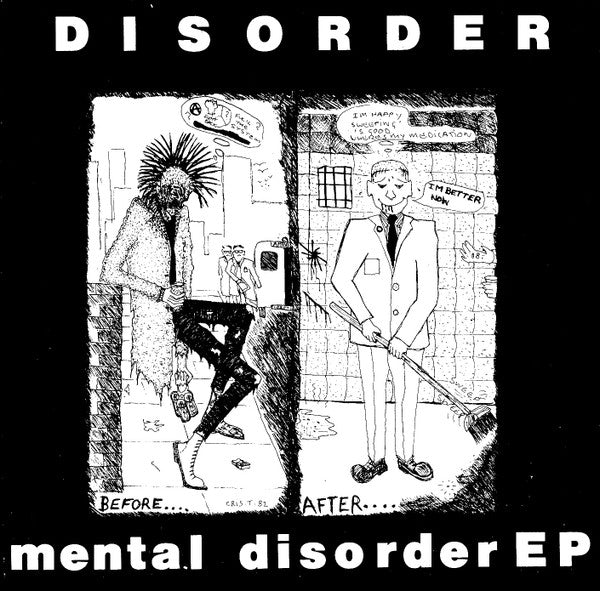 DISORDER MENTAL back patch