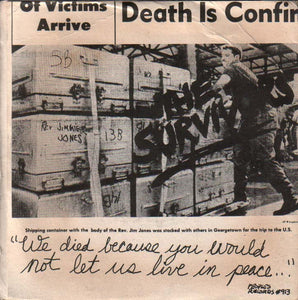 The Survivors - We Died Because You… USED 7"