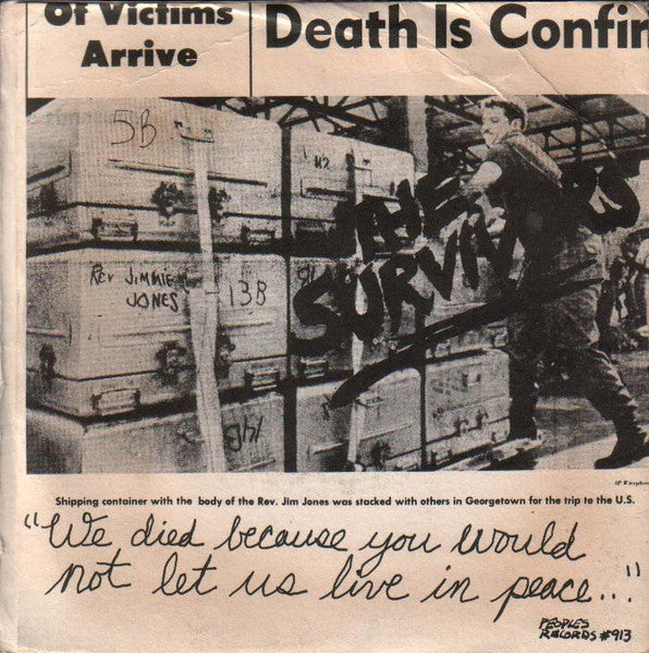 The Survivors - We Died Because You… USED 7